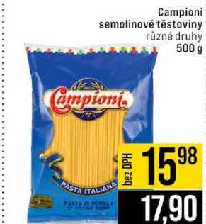 Campioni semolinové těstoviny 500 g