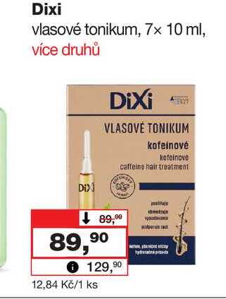 Dixi vlasové tonikum, 7x 10 ml