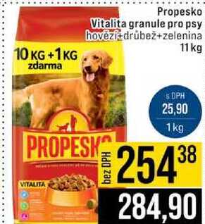 Propesko Vitalita granule pro psy 11 g