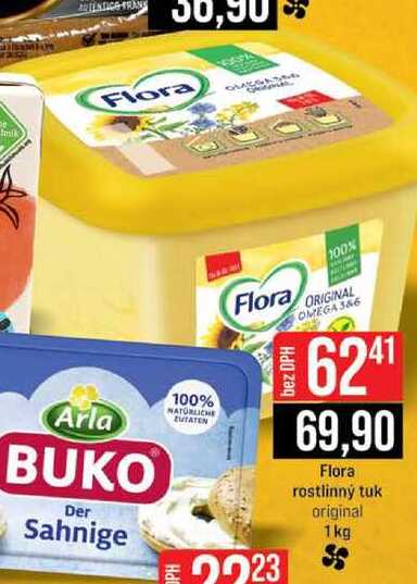 Flora rostlinný tuk 1 kg