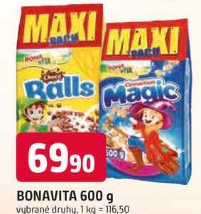 BONAVITA 600 g vybrané druhy
