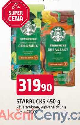 STARBUCKS 450 g káva zrnková, vybrané druhy