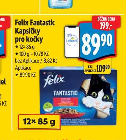 l Felix Fantastic Kapsičky pro kočky 12x85 g