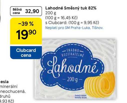 Lahodné Směsný tuk 82%, 200 g