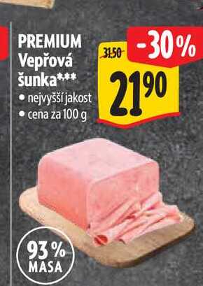 PREMIUM Vepřová šunka 100 g