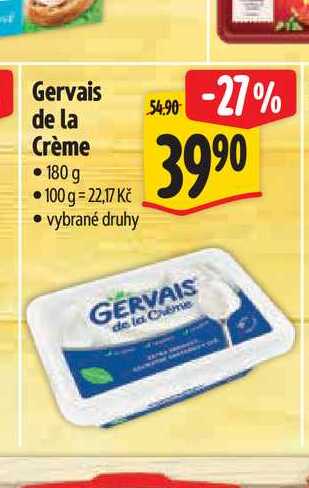 Gervais de la Crème 180 g  