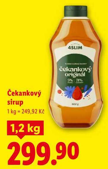 Čekankový sirup, 1,2 kg