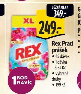 Rex Prací prášek 45 dávek