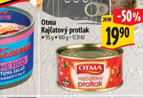 Otma Rajčatový protlak 115 g
