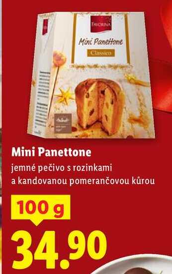 Mini Panettone, 100 h