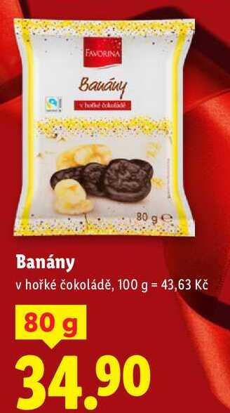 Banány, 80 g