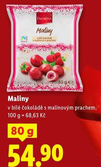 Maliny, 80 g