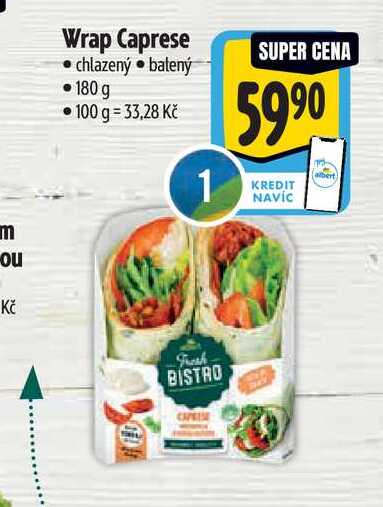 Wrap Caprese 180 g