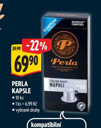 PERLA KAPSLE  10 ks