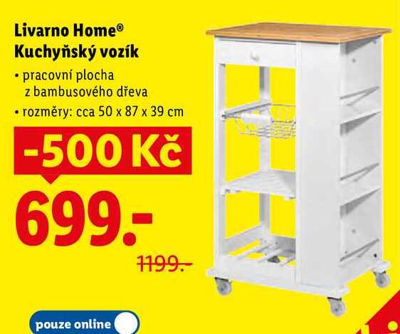 Livarno Home Kuchyňský vozík