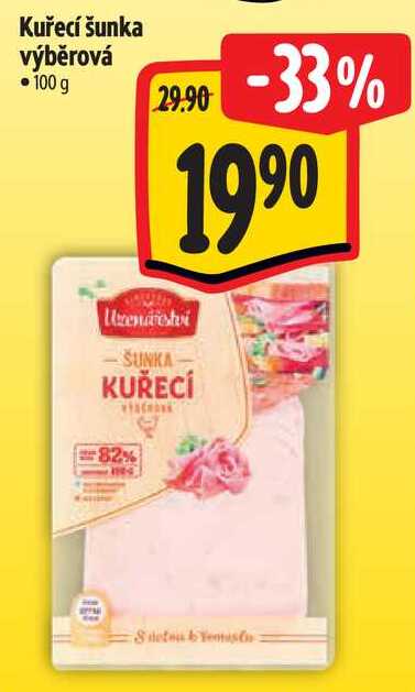 Kuřecí šunka výběrová, 100 g