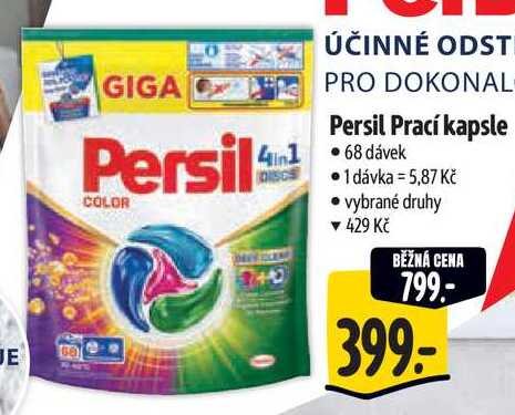 Persil Prací kapsle, 68 dávek