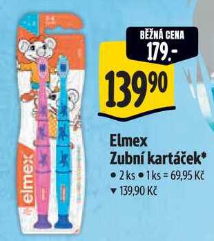 Elmex Zubní kartáček, 2 ks