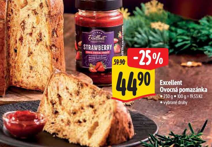 Excellent Ovocná pomazánka 230 g