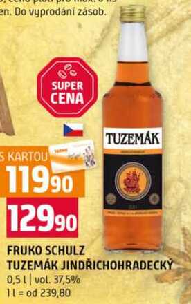  FRUKO SCHULZ TUZEMÁK JINDŘICHOHRADECKÝ 0,5 l