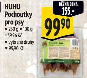 HUHU Pochoutky pro psy, 250 g