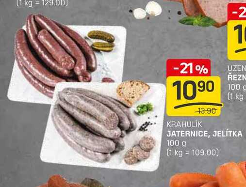 JATERNICE, JELÍTKA 100 g