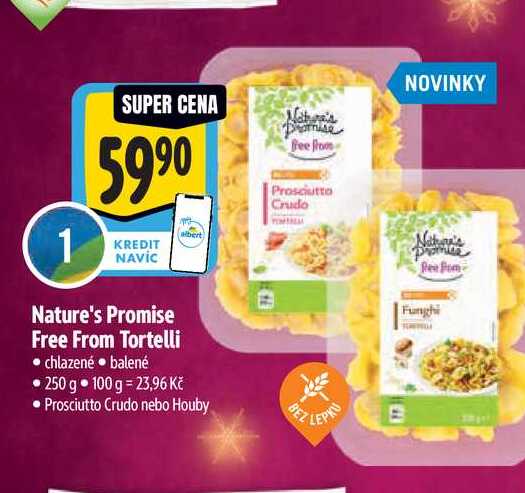 Nature's Promise Free From Tortelli 250 g