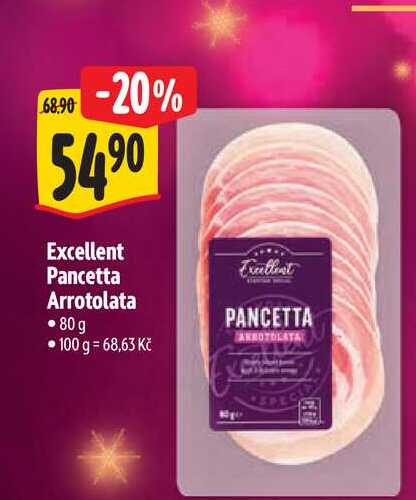 Excellent Pancetta Arrotolata 80g