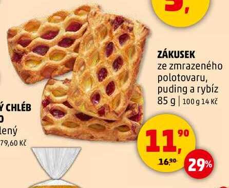 ZÁKUSEK puding a rybíz, 85 g