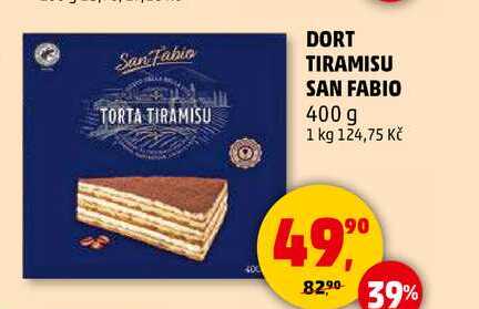 DORT TIRAMISU SAN FABIO, 400 g