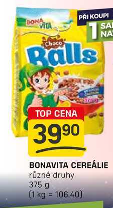 BONAVITA CEREÁLIE různé druhy 375 g