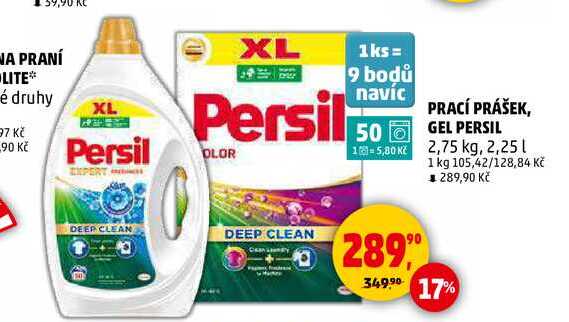 PRACÍ PRÁŠEK PERSIL, 2,75 kg