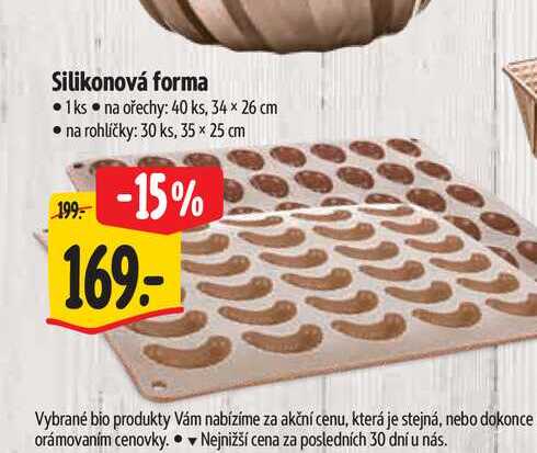 Silikonová forma na ořechy 