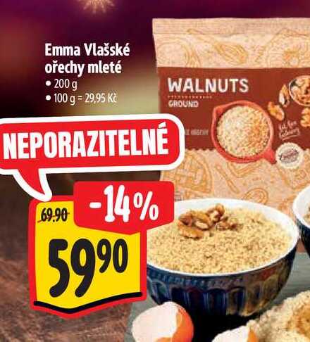 Emma Vlašské ořechy mleté 200 g