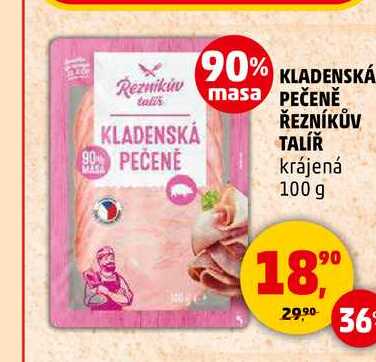 KLADENSKÁ PEČENĚ ŘEZNÍKŮV TALÍŘ, 100 g