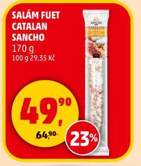 SALÁM FUET CATALAN SANCHO, 170 g