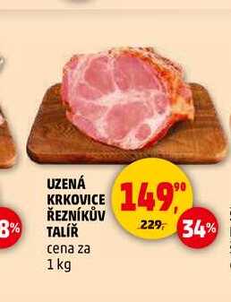 UZENÁ KRKOVICE ŘEZNÍKŮV TALÍŘ, 1 kg