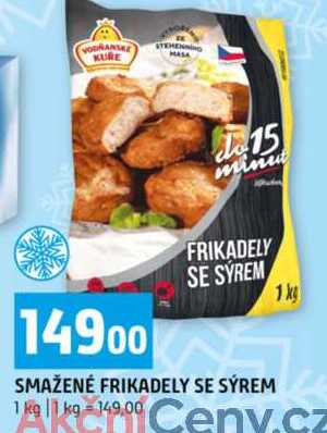 SMAŽENÉ FRIKADELY SE SÝREM 1 kg