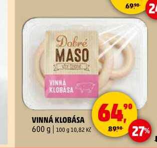 VINNÁ KLOBÁSA, 600 g