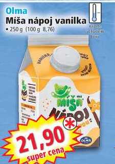 Olma Míša nápoj vanilka, 250 g