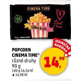 POPCORN CINEMA TIME, 90 g 