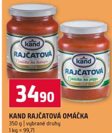 KAND RAJČATOVÁ OMÁČKA 350 g