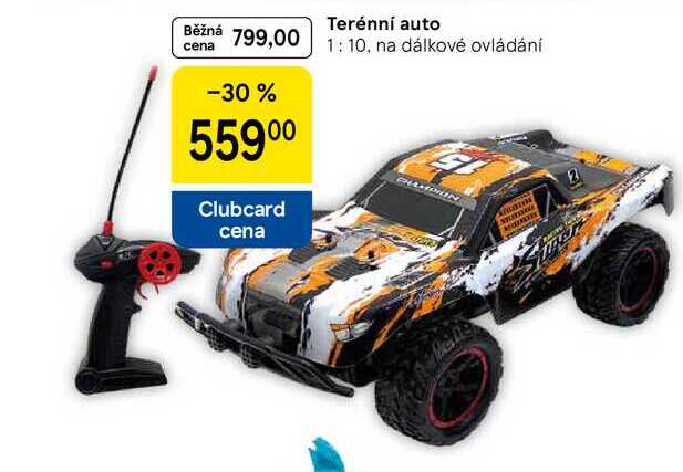 Terénní auto, 1:10, na dálkové ovládání