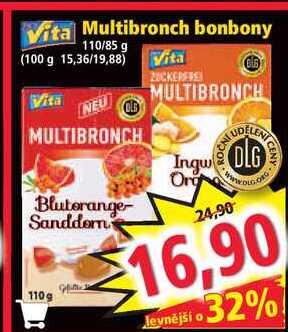 Multibronch bonbony, 110/85 g