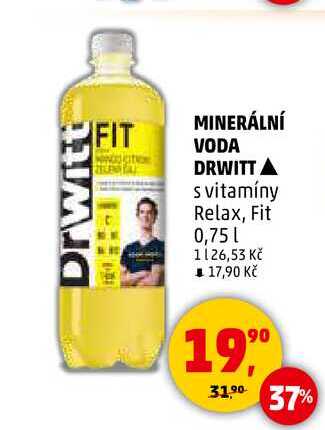 MINERÁLNÍ VODA DRWITT, 0,75 l