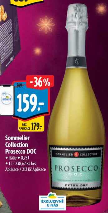 Sommelier Collection Prosecco DOC, 0,75 l