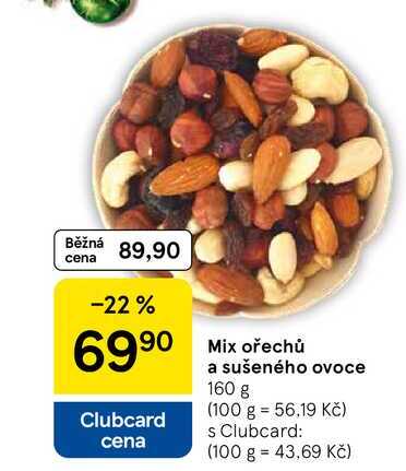Mix ořechů a sušeného ovoce, 160 g