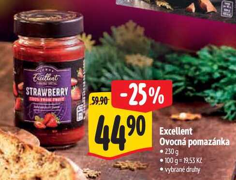 Excellent Ovocná pomazánka, 230 g