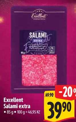 Excellent Salami extra, 85 g