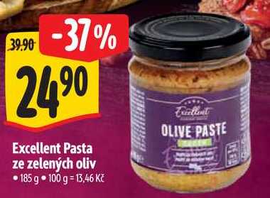 Excellent Pasta ze zelených oliv , 185 g